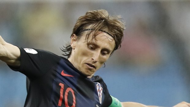 Croatia's Luka Modric.