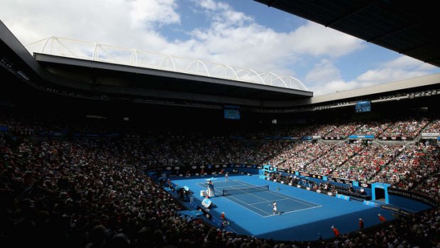 Another 43,904 fans enjoyed the Australian Open day sessions on day five.