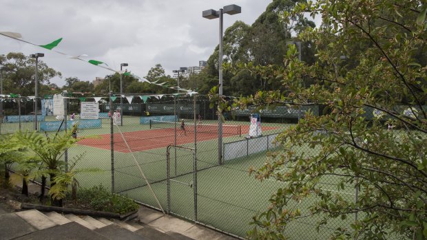 Questions have been raised about the Northern Suburbs Tennis Association's lease of the Talus Street Reserve in Naremburn.