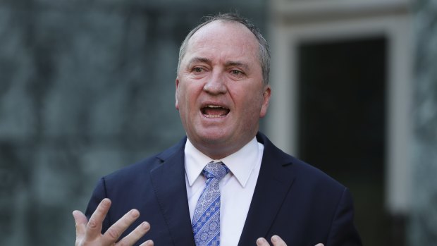 "They’re not going to be happy until they’ve closed down the live sheep trade, the live cattle trade, the live goat trade...": Barnaby Joyce.