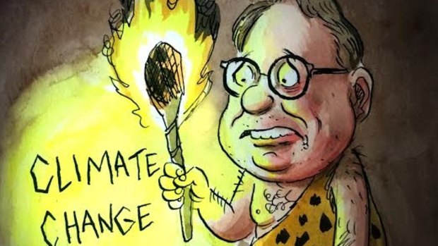 Suncorp boss Michael Cameron reckons humans' hand in climate change is "still difficult to quantify".