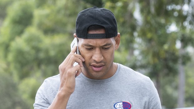 Higher calling: Israel Folau has made it clear his beliefs come before rugby.