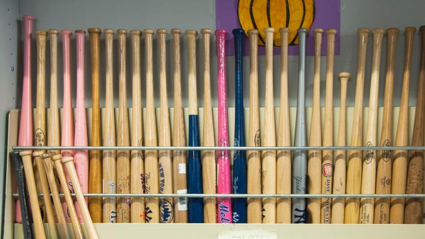 Baseball bats being sold for protection.