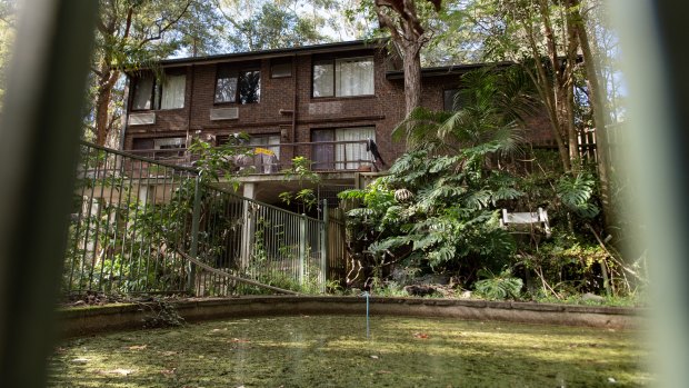 The rear of John Edwards' house in Normanhurst. 