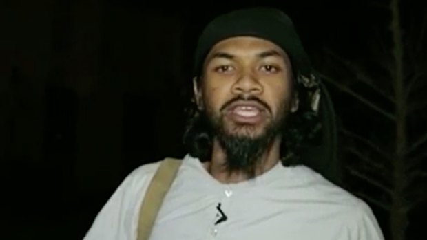 A screen-grab of Australian-born Islamic State terrorist Neil Prakash.