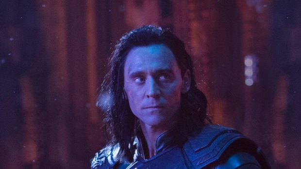 Tom Hiddleston as Loki.