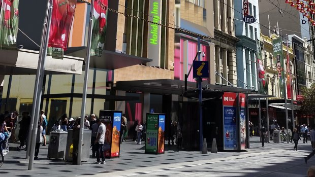 A new Holiday Inn on Bourke Street Mall will open in 2022.