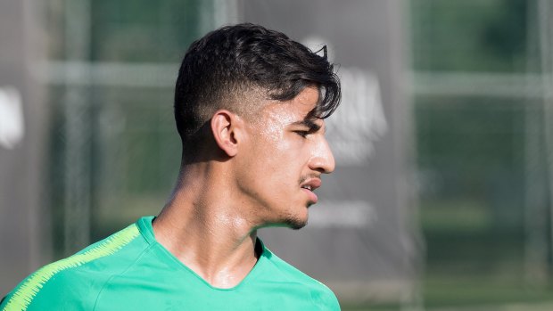 Russia bound: Daniel Arzani is set to become the youngest Australian man to play in a World Cup.