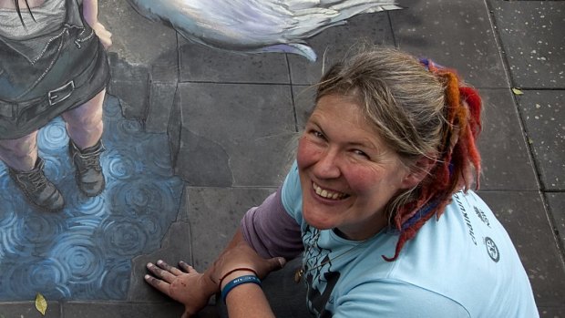 Jenny McKracken is set to brighten up South Bank with her street art.