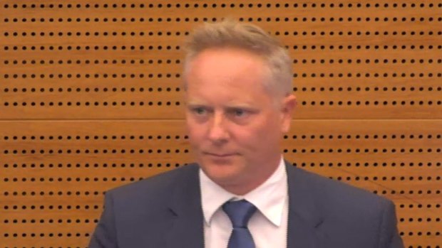 High-profile financial planner Sam Henderson in the witness box at the royal commission.
