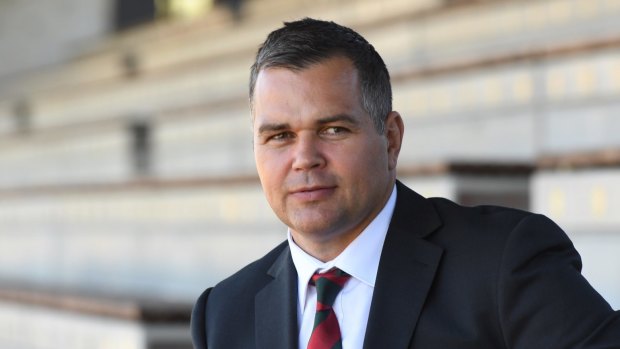 In demand: Anthony Seibold has made an impressive start to his NRL coaching career at South Sydney. 