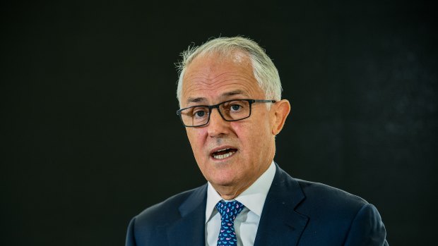 Malcolm Turnbull in Melbourne this week.