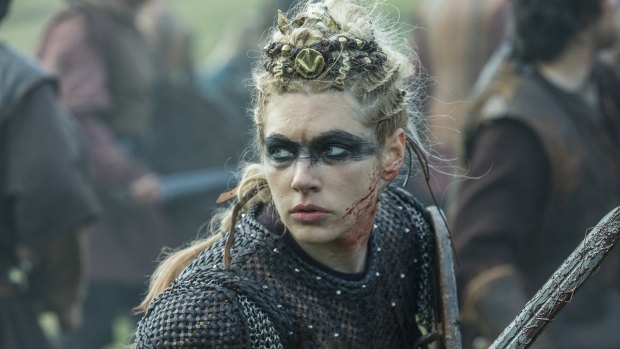 Lagertha was a historical Viking figure, praised in an ancient epic for her bravery