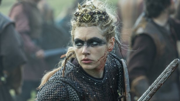 Lagertha was a historical Viking figure, praised in an ancient epic for her bravery