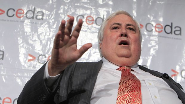 Clive Palmer reckons we need a QE down under.