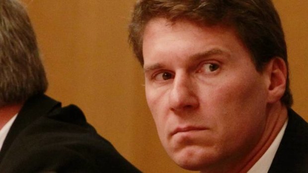 Senator Cory Bernardi at a Senate Estimate hearings at Parliament House Canberra on Wednesday 23 February 2011. Photo by Andrew Meares / Fairfax