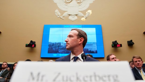 Mark Zuckerberg testifies on Capitol Hill about the use of Facebook data to target American voters.
