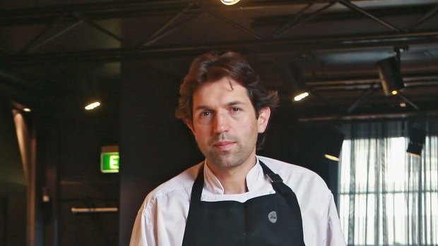 Chef Ben Shewry in the Attica dining room.