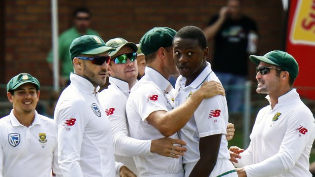 Freed to play: Kagiso Rabada was initially banned, but then won his appeal.