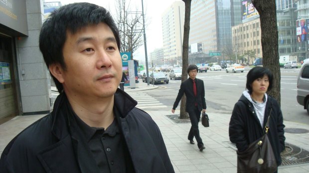 Kang Chol-hwan, left, an investigative journalist in South Korea wrote the first account of the North's gulag by a survivor.  
