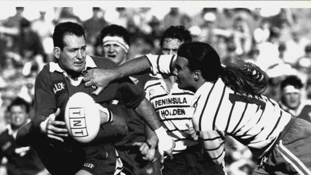 Flashback: David Campese in the 1994 Sydney grand final.