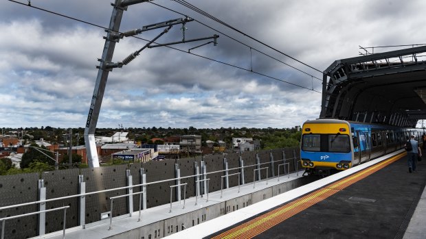 The new station at Clayton opened on Monday.
