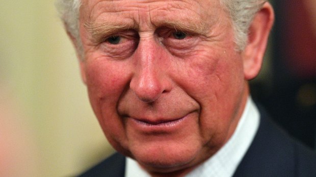 Britain's Prince Charles at a reception at Queensland Government House in Brisbane.