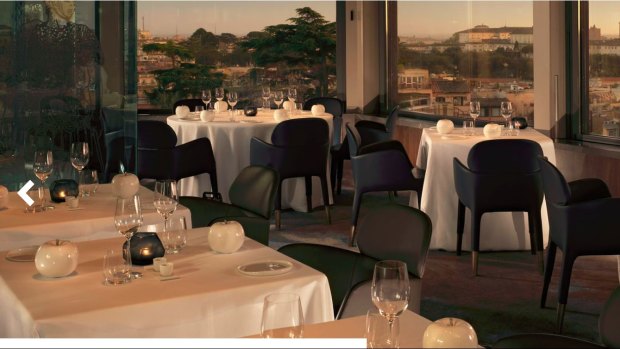 Cardinal George Pell and Scott Pruitt dined at La Terrazza, atop the five-star Hotel Eden.