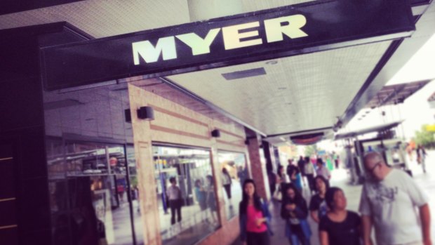 Myer has reported a 2.7 per cent fall in sales. 
