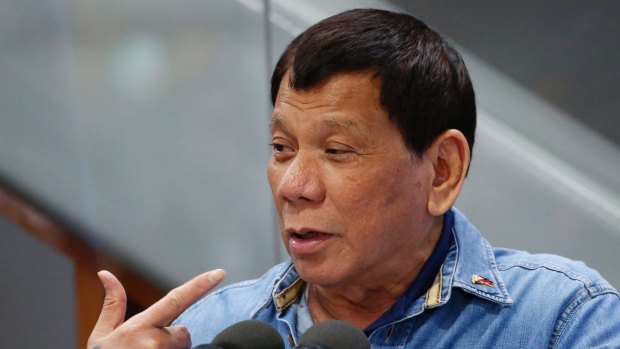 Philippine President Rodrigo Duterte.