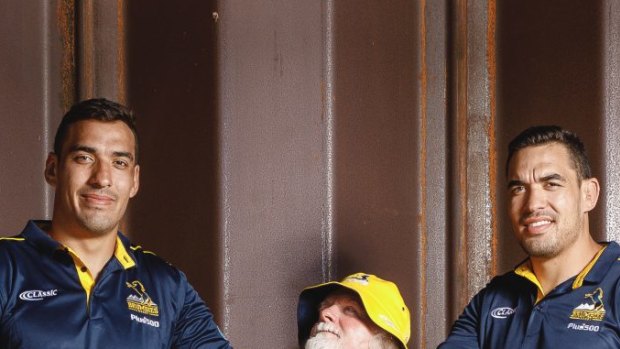 Brumbies twins Richie (left) and Rory Arnold (right) are set to start together for the first time.