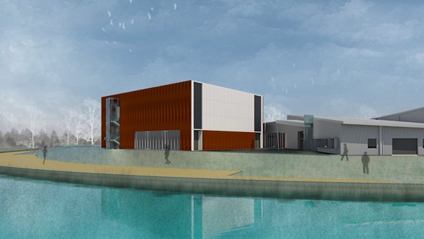 An artist's rendition of the new $15 million upgrade to the Belconnen Arts Centre.