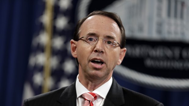 Deputy Attorney General Rod Rosenstein