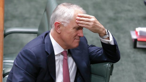 Prime Minister Malcolm Turnbull during question time on Thursday.