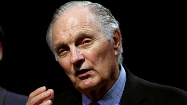 Alan Alda discussed his Dear Albert theatrical work on Friday.