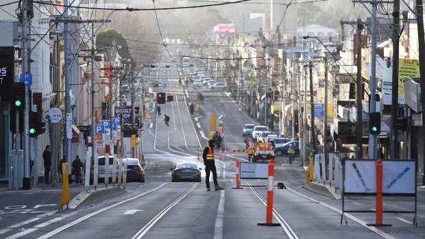 Parts of Bridge Road remain closed on Wednesday.