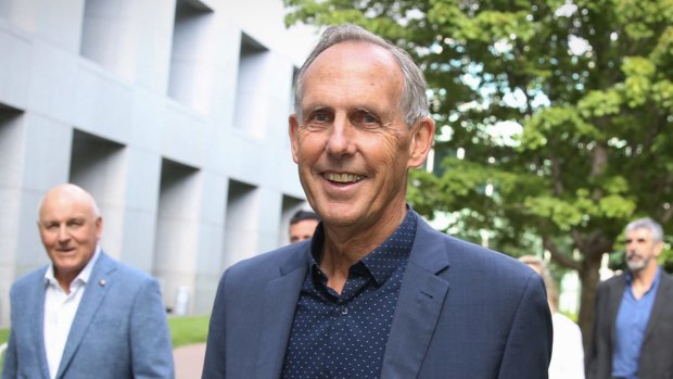 Former Greens leader Bob Brown in Canberra on Wednesday.