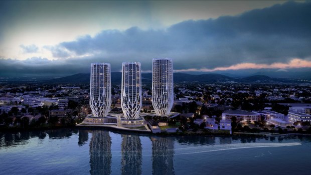 An artist's impression of Sunland's proposed $430 million Grace on Coronation development.