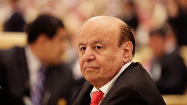 Exiled: Yemeni President Abed Rabbo Mansour Hadi in Saudi Arabia.