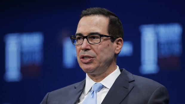 Treasury Secretary Steven Mnuchin helped inflame tensions overnight with a tweet 'on behalf' of President Trump. 