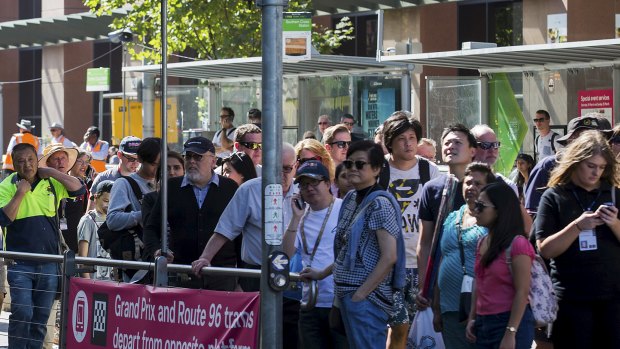 Melbourne's trams are reaching capacity.