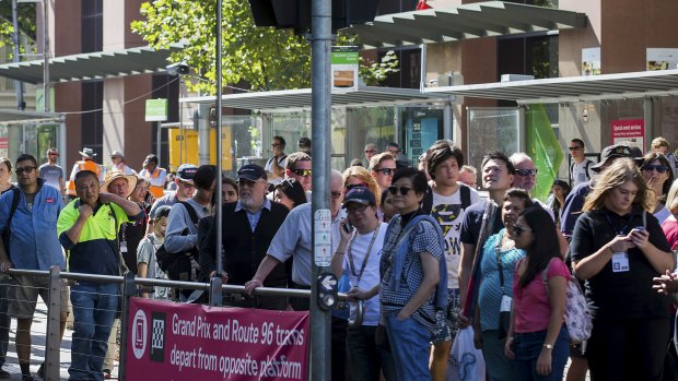 Melbourne's trams are reaching capacity.