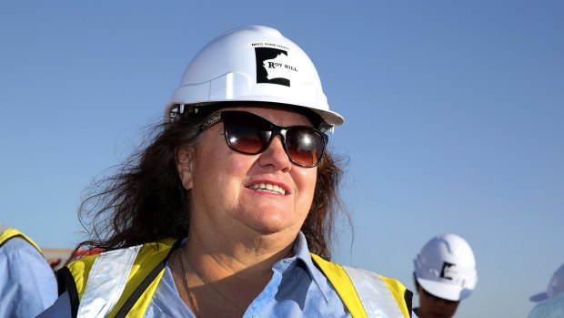 The ore price could be down for quite some time, Gina Rinehart says.