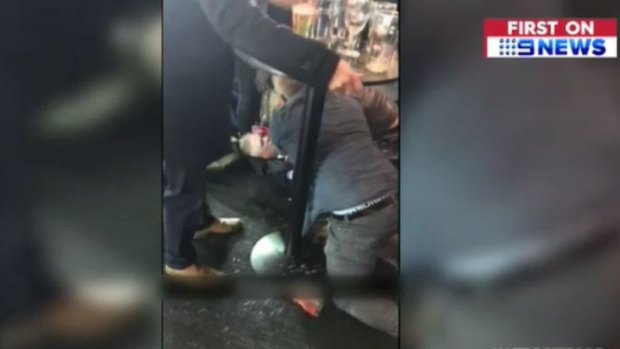 Police are investigating a vicious brawl between Collingwood and St Kilda fans.