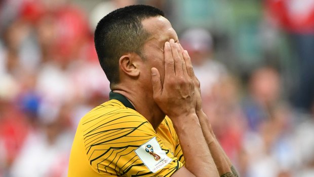 Not a lot of chances: Tim Cahill.