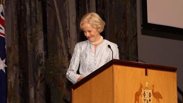 Outgoing Governor-General Dame Quentin Bryce on Tuesday. Photo: Andrew Meares