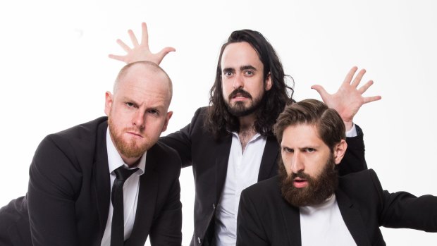 (L-R) Broden, Zach and Mark are Aunty Donna. 