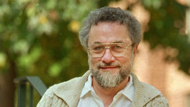 In this October 1987, file photo, Adrian Cronauer, a disc jockey on the Saigon-based Dawn Buster radio show from 1965-1966 whose experiences in the Vietnam War were chronicled in the movie "Good Morning, Vietnam," poses outside his home in Pennsylvania.