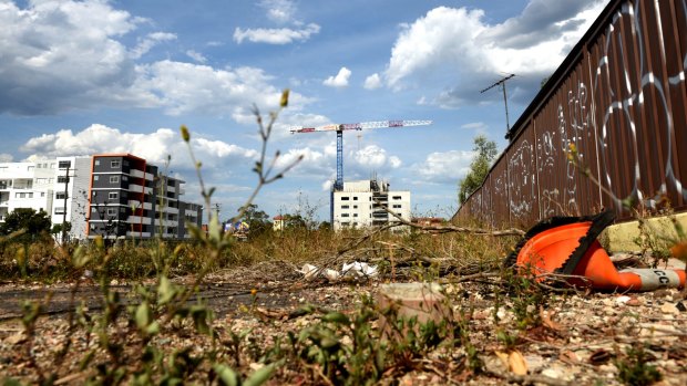 The empty block of land at 548 Canterbury Road, which developer Charlie Demain sold for nearly $50 million after securing favourable planning outcomes from the former Canterbury Council.