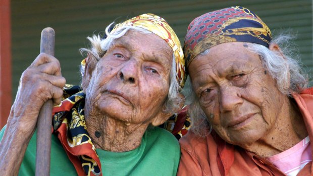 Molly Kelly and Daisy Kadibil (right) of Jigalong.